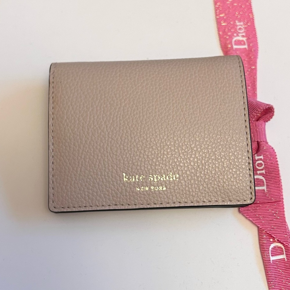 kate spade y2k blush pink bifold wallet - Picture 1 of 8
